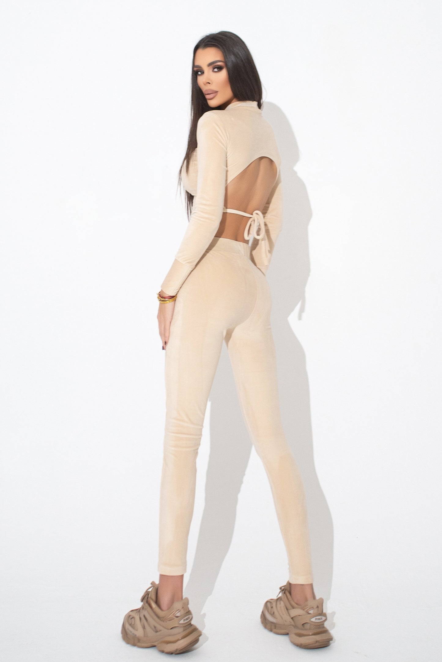 Nude Velvet Топ